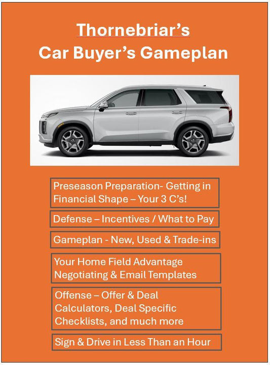 Car Buyer's Gameplan- Car Buying Service Guide - Thornebriar