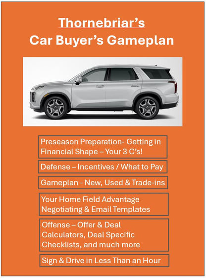Car Buyer's Gameplan- Car Buying Service Guide - Thornebriar