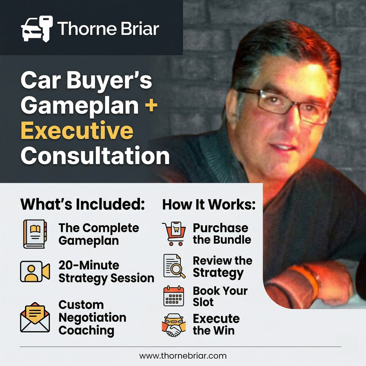 Car Buyer’s Gameplan + Executive Consultation - Thornebriar