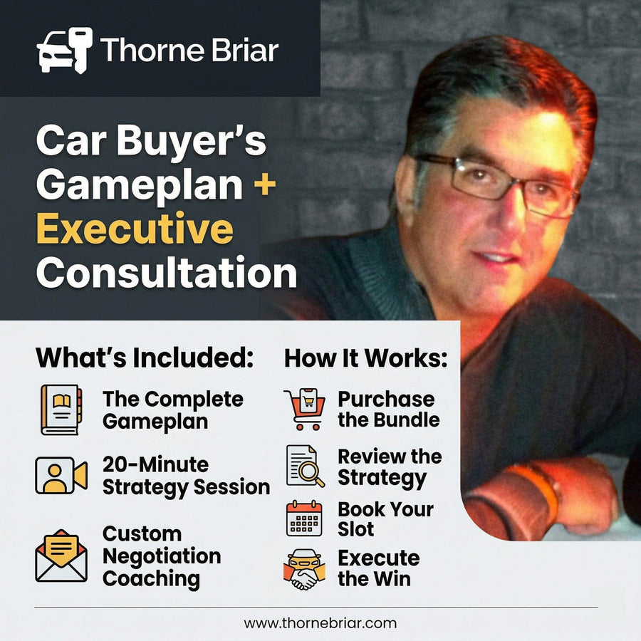 Car Buyer’s Gameplan + Executive Consultation - Thornebriar